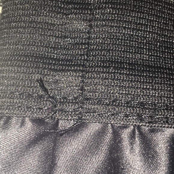 5/$20 NYInvasion Black/Grey Leather Skater Skirt - Picture 6 of 8